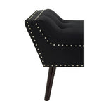 Black Fabric Bench | Alea