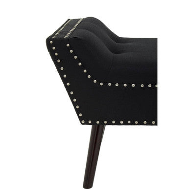 Black Fabric Bench | Alea