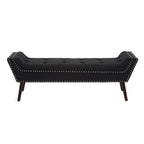 Black Fabric Bench | Alea