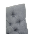 Grey Fabric and Chrome Finish Base Home Office Chair | Anita