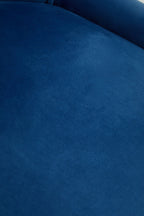Blue Velvet and Gold Base Home Office Chair | Anita