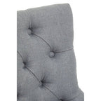 Grey Fabric and Chrome Base Home Office Chair | Anita