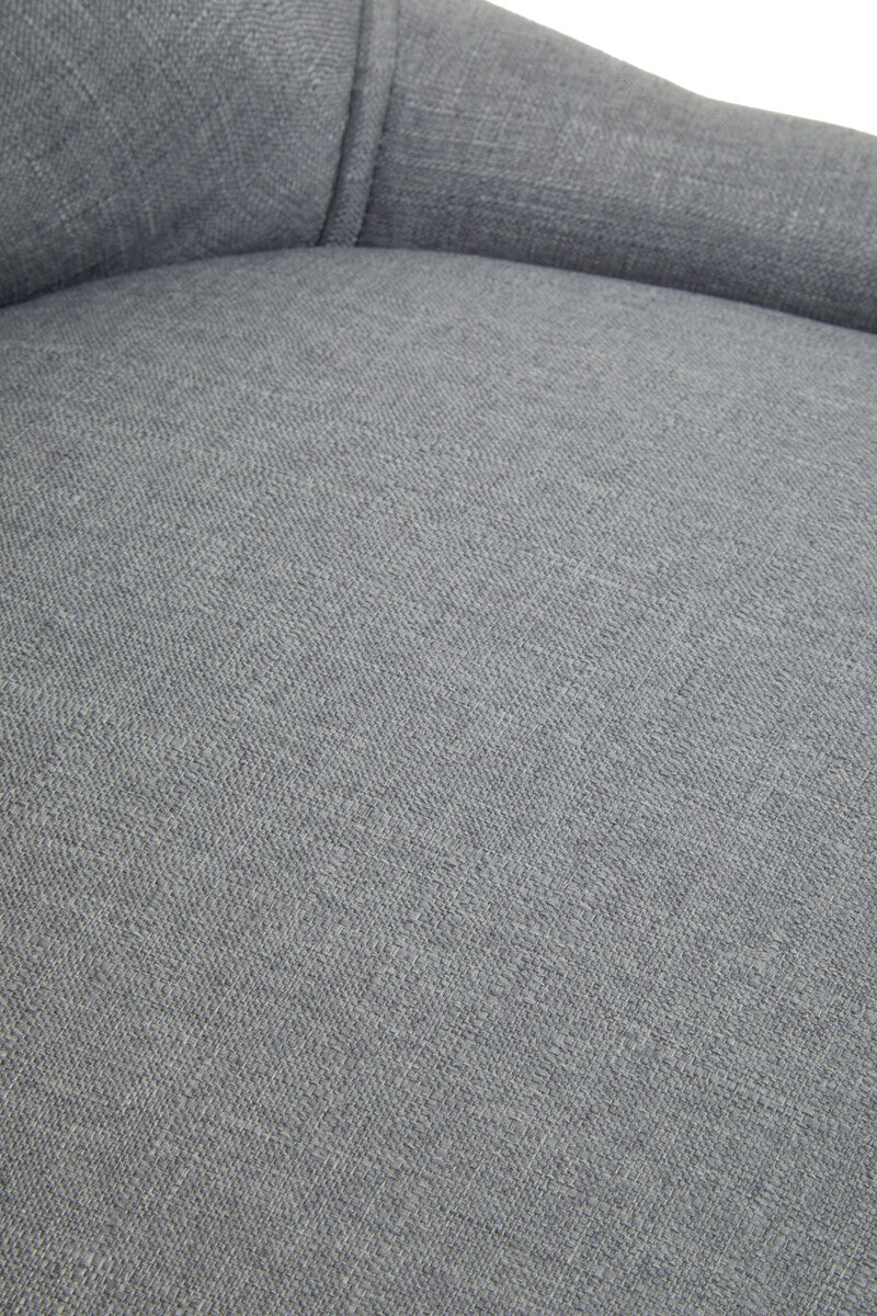 Grey Fabric and Chrome Base Home Office Chair | Anita
