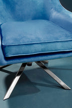 Midnight Velvet Swivel Chair | Avery