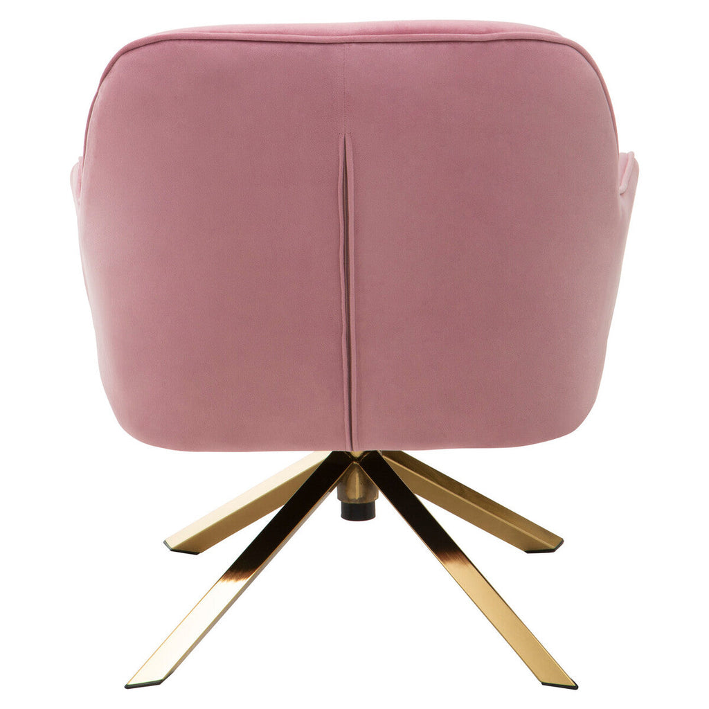 Pink Velvet Swivel Chair | Avery