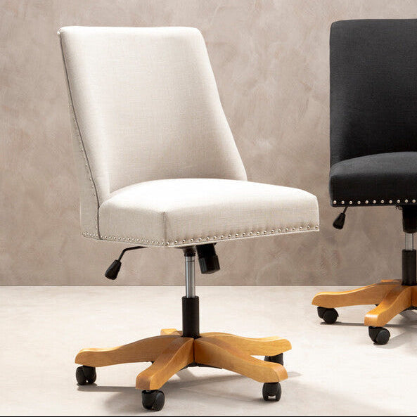 Natural Fabric Home Office Chair | Washington