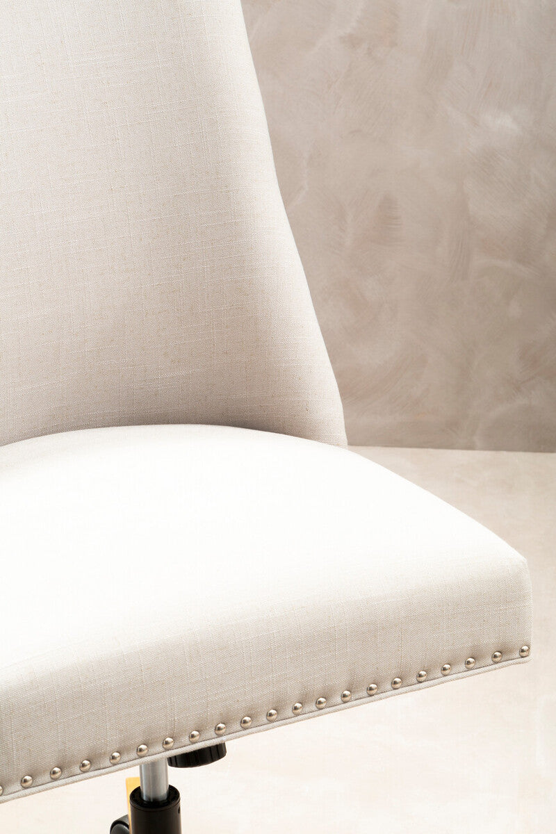 Natural Fabric Home Office Chair | Washington