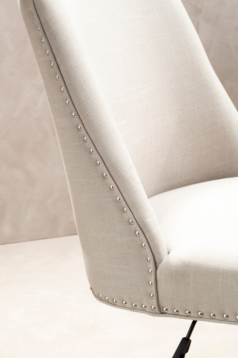 Natural Fabric Home Office Chair | Washington