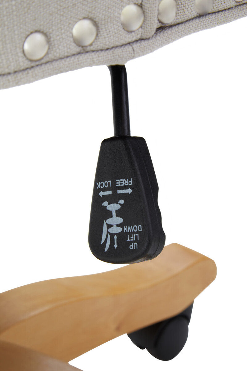 Natural Fabric Home Office Chair | Washington