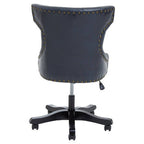Black Leather Effect Home Office Chair | Walson