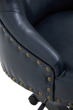 Black Leather Effect Home Office Chair | Walson