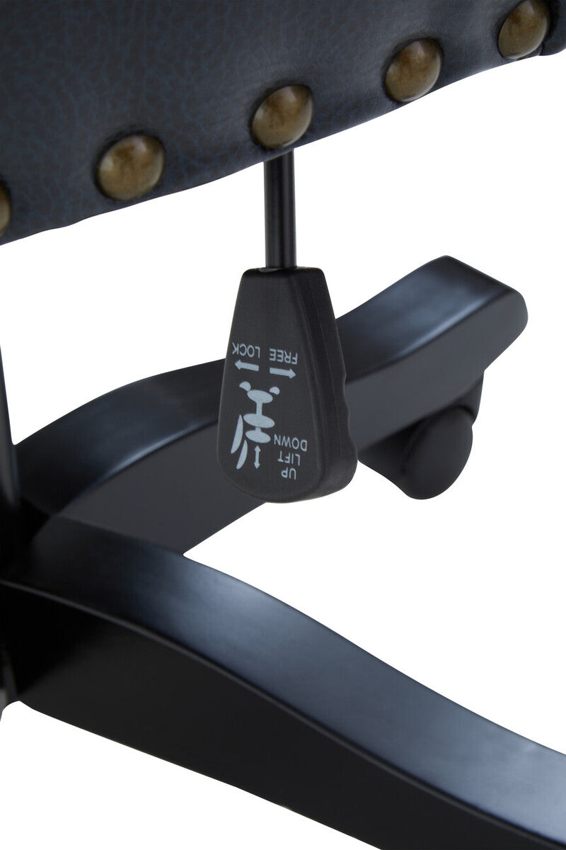 Black Leather Effect Home Office Chair | Walson