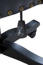 Black Leather Effect Home Office Chair | Walson