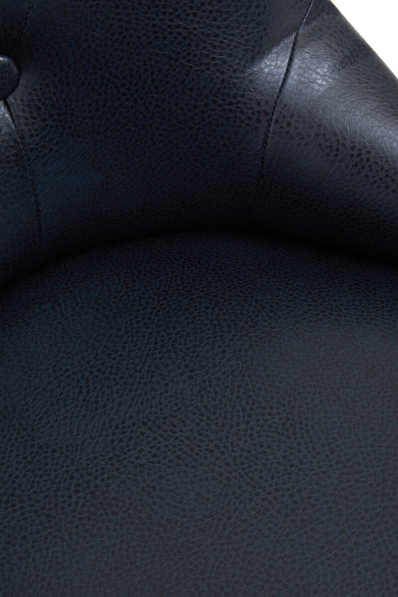 Black Leather Effect Home Office Chair | Walson
