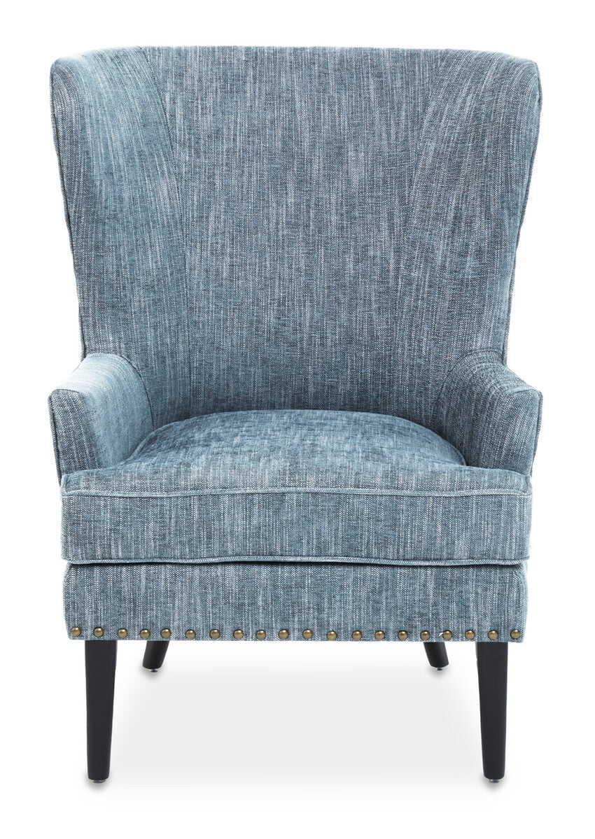 Blue Wingback Lounge Chair | Welham