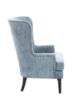 Blue Wingback Lounge Chair | Welham