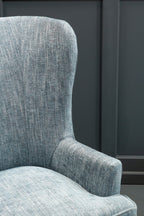 Blue Wingback Lounge Chair | Welham