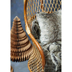 High Back Natural Rattan Chair | Manado