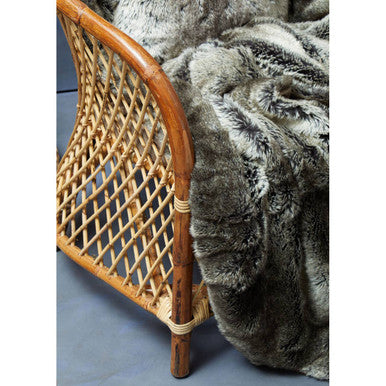 High Back Natural Rattan Chair | Manado