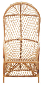 High Back Natural Rattan Chair | Manado