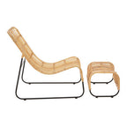 Rattan Chair and Footstool Set | Manado
