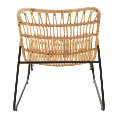 Rattan Chair and Footstool Set | Manado