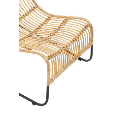 Rattan Chair and Footstool Set | Manado