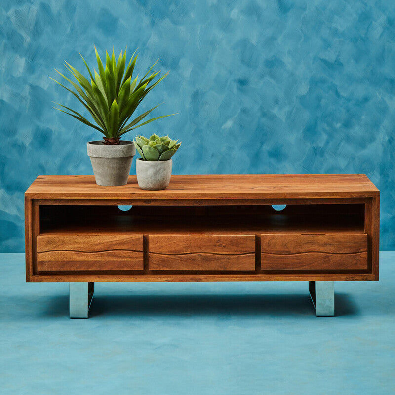 Acacia Wood Media Unit | Simla