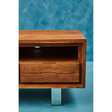Acacia Wood Media Unit | Simla