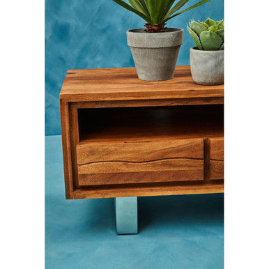Acacia Wood Media Unit | Simla