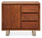 Acacia Wood 1 Door and 3 Drawers Sideboard | Simla