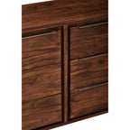 Two Door Three Drawer Sheesham and Acacia Sideboard | Surati