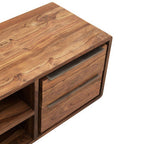 One Door Sheesham and Acacia Wood Media Unit | Surati