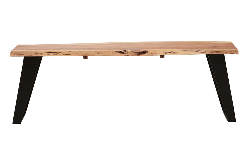 Acacia Wood with Live Edge Bench | Surax