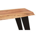 Acacia Wood with Live Edge Bench | Surax