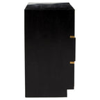 Black Mango Wood Chest of 4 Drawers | Sarter