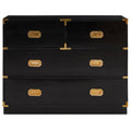 Black Mango Wood Chest of 4 Drawers | Sarter
