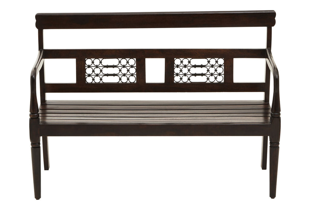 Dark Sheesham Wood Bench | Srina