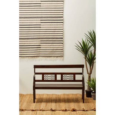 Dark Sheesham Wood Bench | Srina