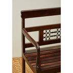 Dark Sheesham Wood Bench | Srina