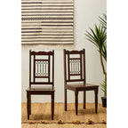 Dark Sheesham Wood Dining Chair | Srina