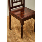 Dark Sheesham Wood Dining Chair | Srina