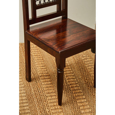 Dark Sheesham Wood Dining Chair | Srina