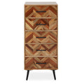 Five Drawer Mango Wood Chest | Boho