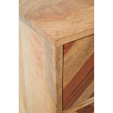 Five Drawer Mango Wood Chest | Boho