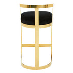 Black Velvet Bar Stool | Azalea