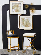 Black Velvet Bar Stool | Azalea