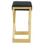 Black and Gold Finish Bar Stool | Azalea