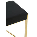 Black and Gold Finish Bar Stool | Azalea