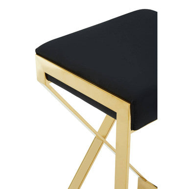 Black and Gold Finish Bar Stool | Azalea